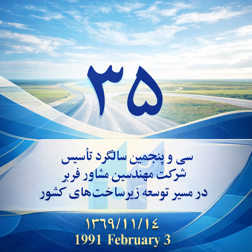 سی و پنجمین سالگرد تاسیس شرکت مهندسین مشاور فربر